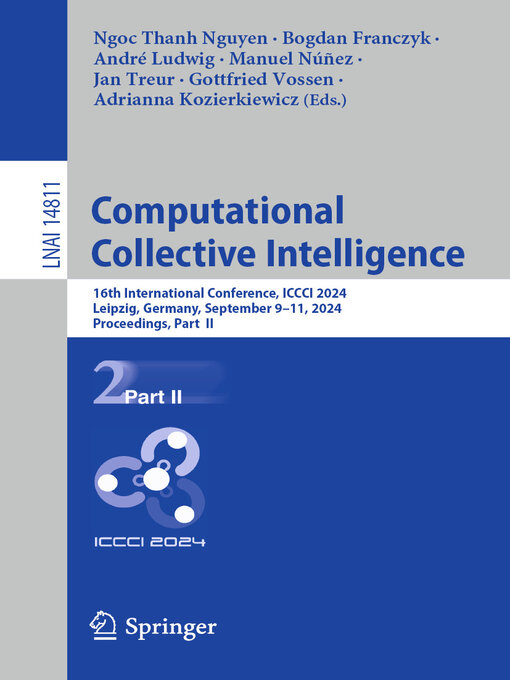 Title details for Computational Collective Intelligence by Ngoc Thanh Nguyen - Available